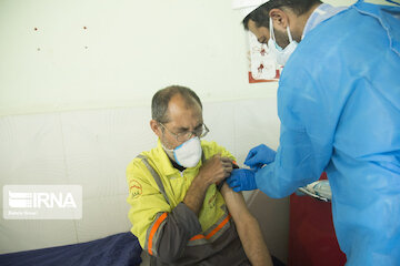 تزریق واکسن پاکبانان به مدیران شهرداری علی‌آبادکتول